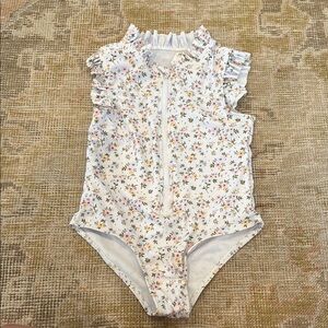 Floral Ruffle Swimsuit